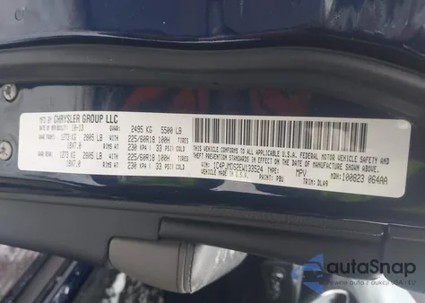 2014 Jeep Cherokee Limited z USA, uszkodzony, nr VIN 1C4PJMDS2EW133524